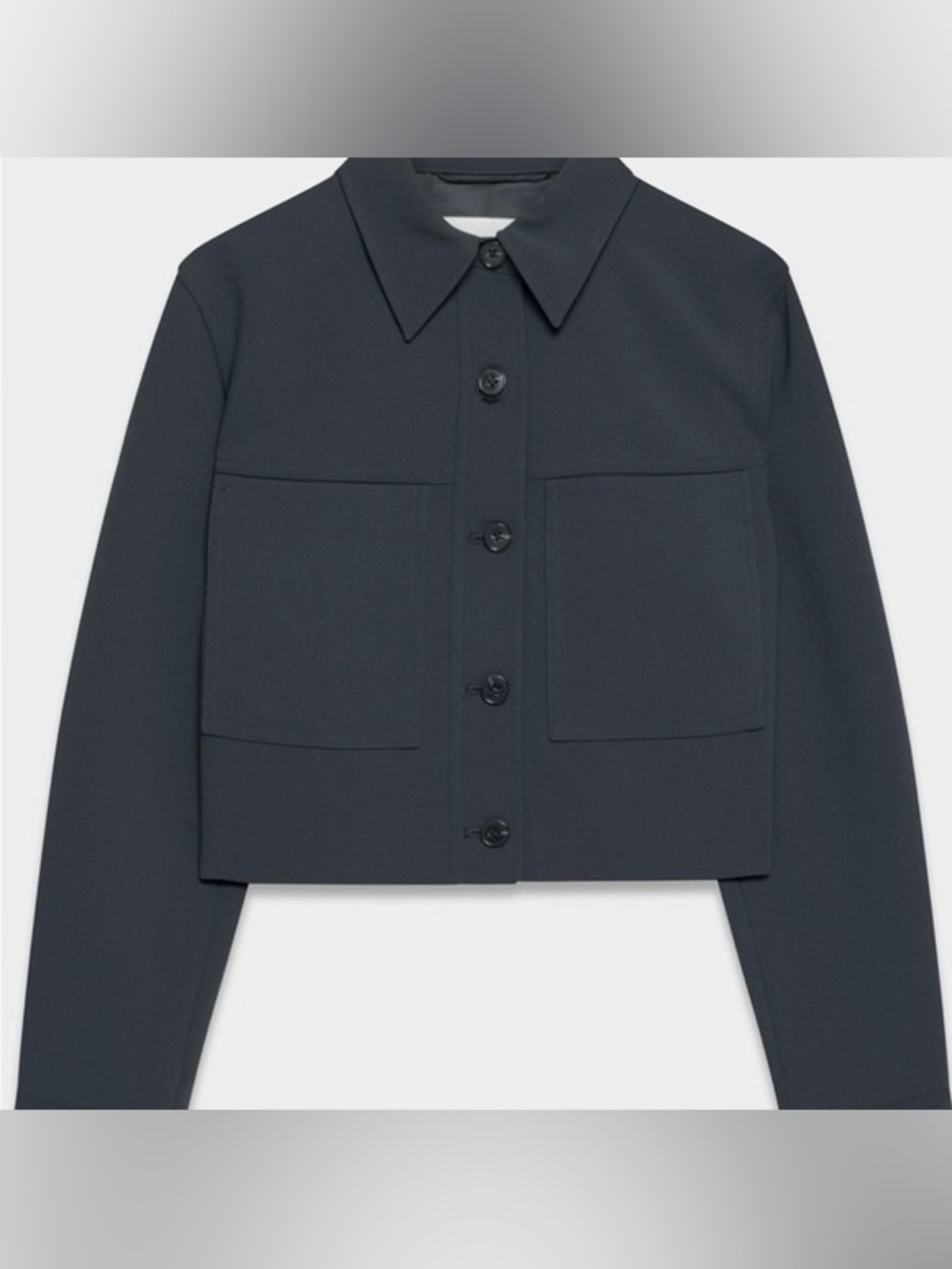 Wilfred navy cropped jacket size Xs